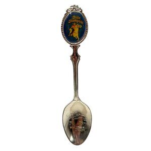 Vintage Dixie Stampede Souvenir Spoon South Carolina Landmarks Silver-Plated
